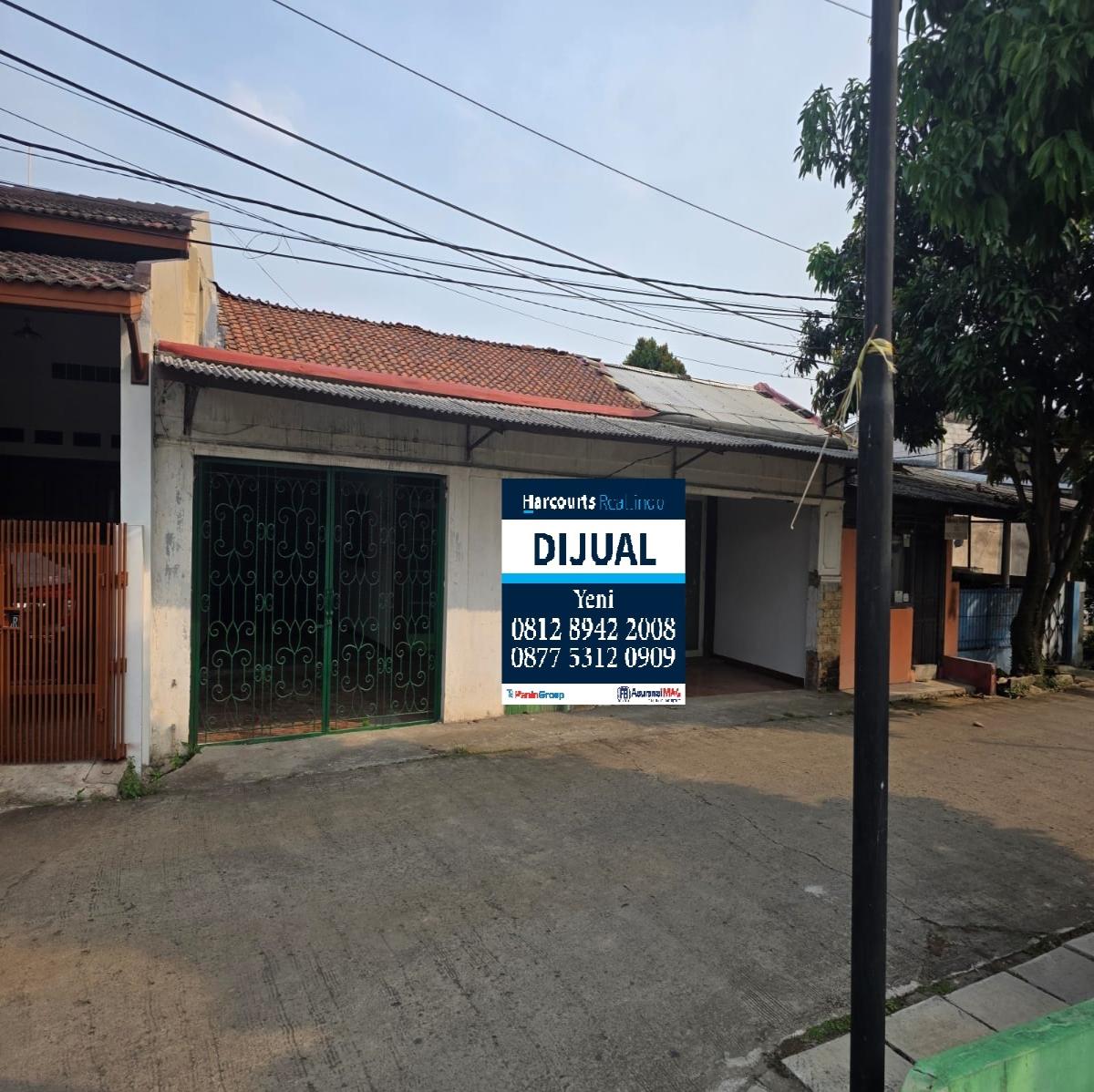 Jual Rumah Hitung Tanah 2.262 Cocok untuk Cluster di Cimanggis, Depok