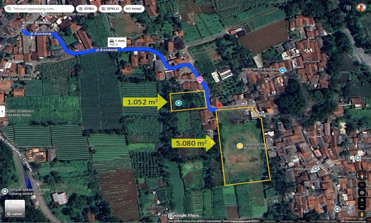 Tanah Kavling dekat Jl Raya Cinangneng Bogor Jawa Barat - Foto 3