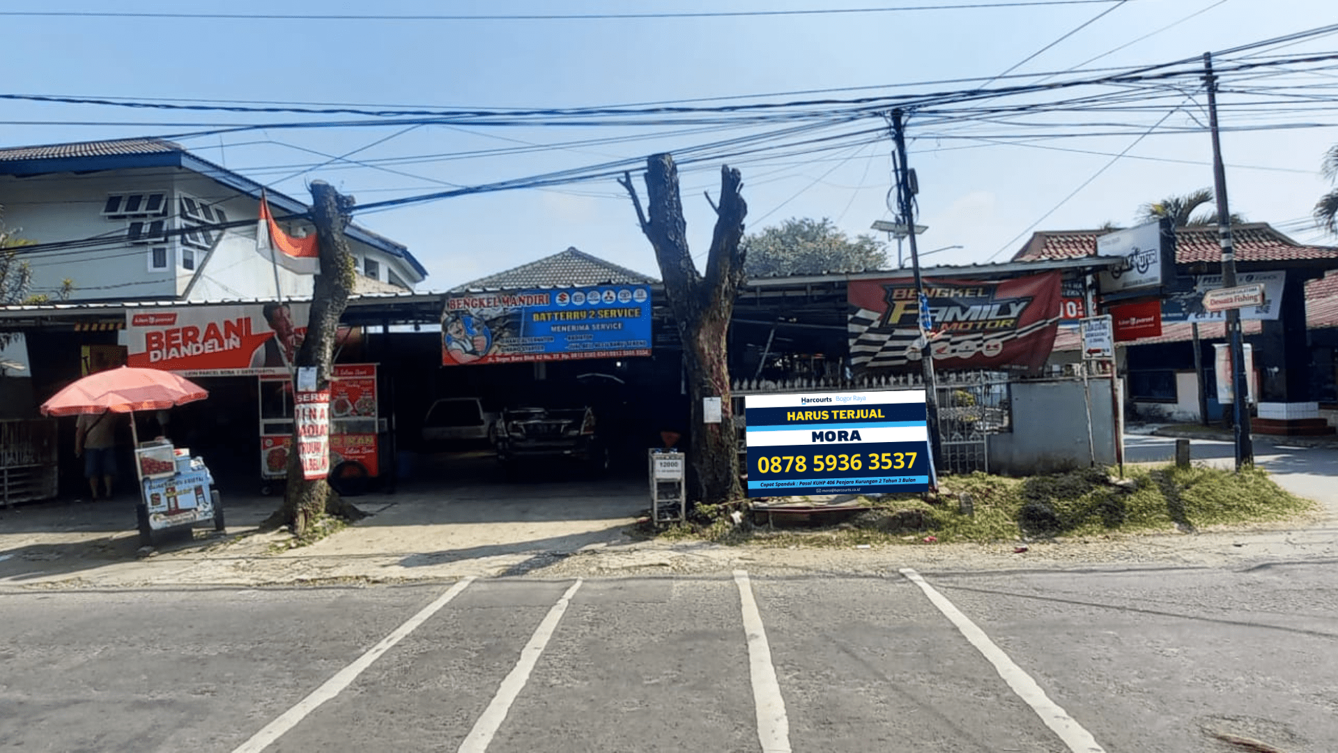 DIJUAL RUMAH DI BOGOR BARU, LOKASI STRATEGIS DI PEREMPATAN JALAN UTAMA, COCOK INVESTASI BUAT TEMPAT USAHA
