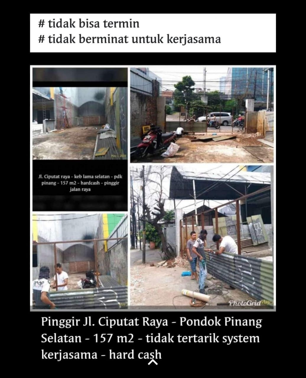 Dijual Tanah daerah Pondok Pinang