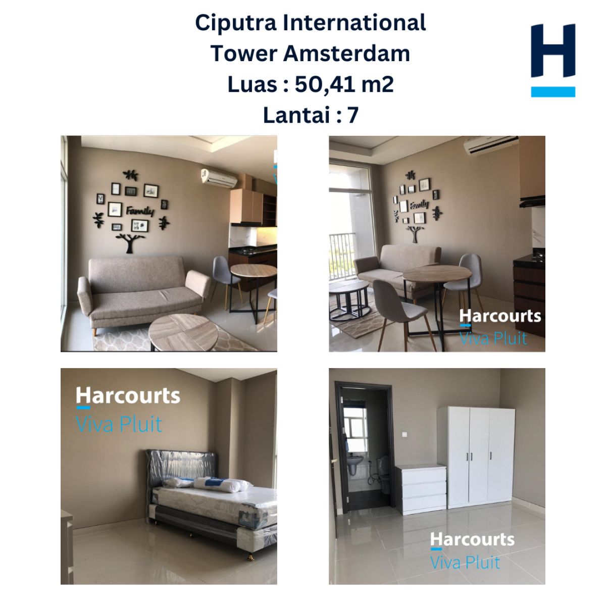 DIJUAL APARTEMEN CIPUTRA INTERNATIONAL PURI – TOWER SAN FRANSISCO