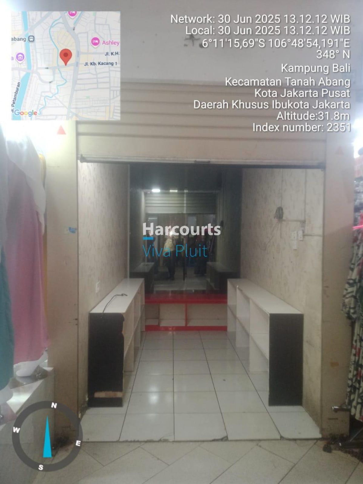 Kios Pasar Tanah Abang Blok B. Harga Murah, Bisa Nego! - Foto 2