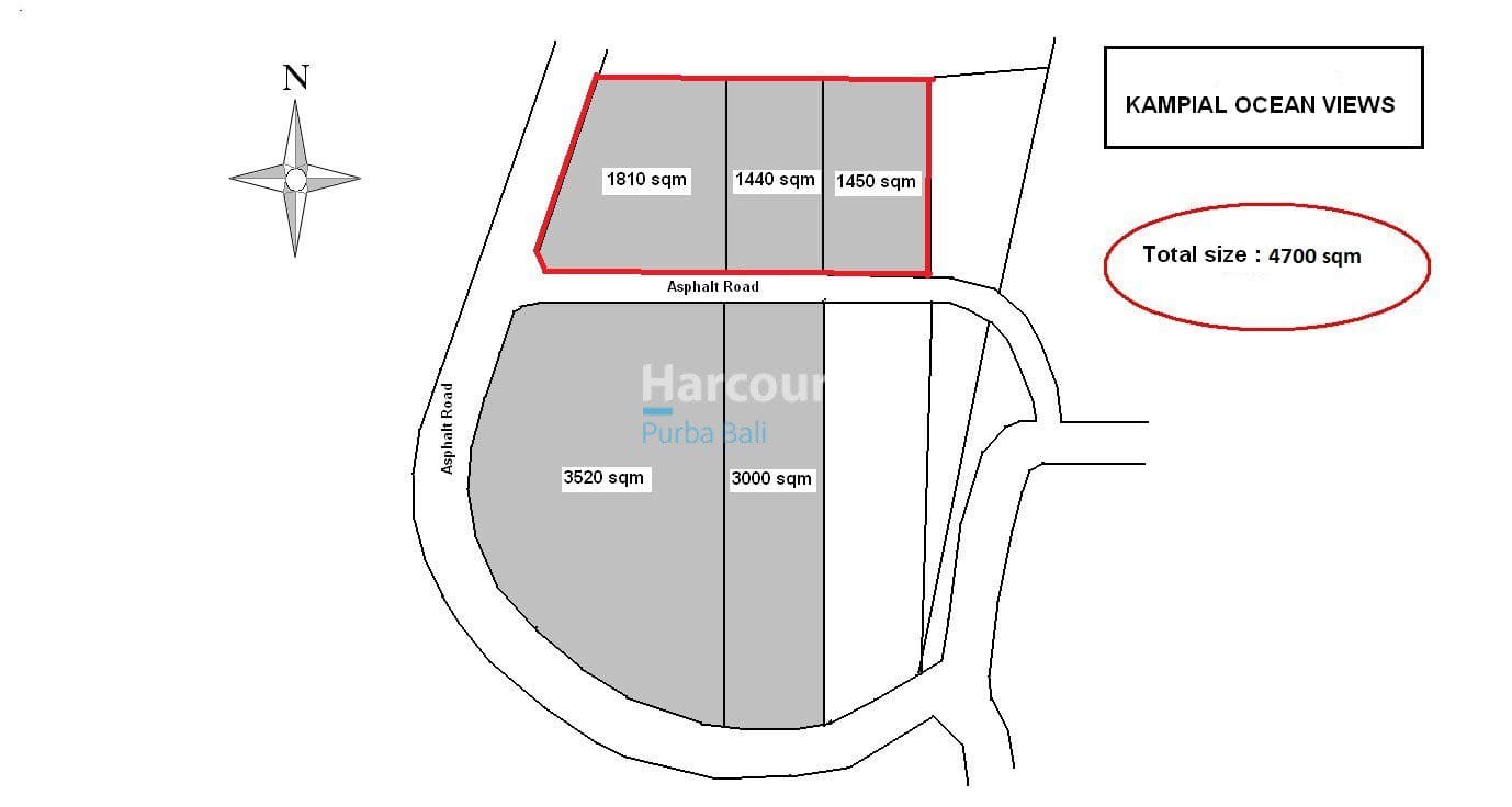 4700 sqm Freehold Land in Kampial - Foto 6