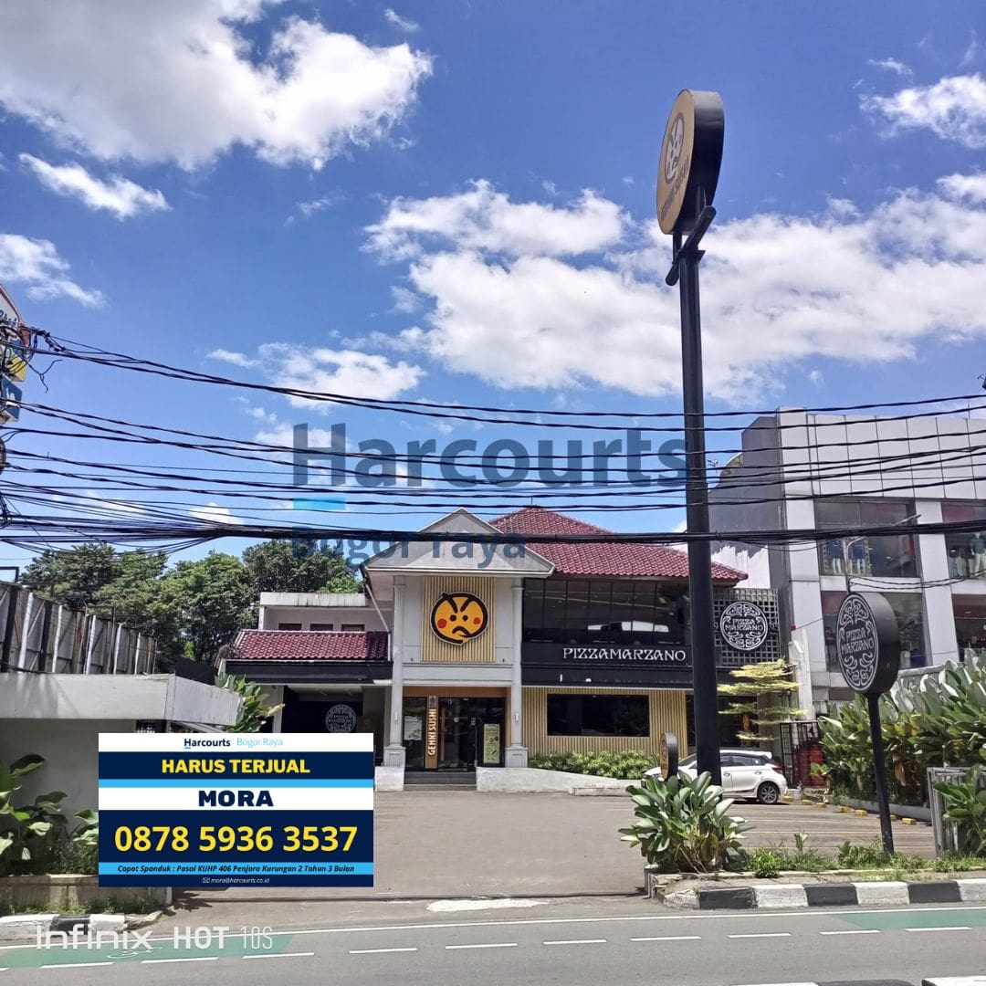 Tanah dan Bangunan Di Lokasi super Strategis di Pajajaran Bogor