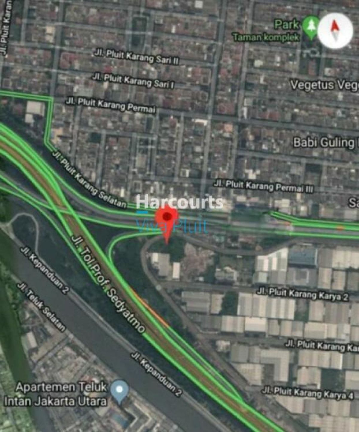 Dijual Cepat Tanah Komersil Jl. Pluit Karang Karya, Jakarta Utara - Foto 2