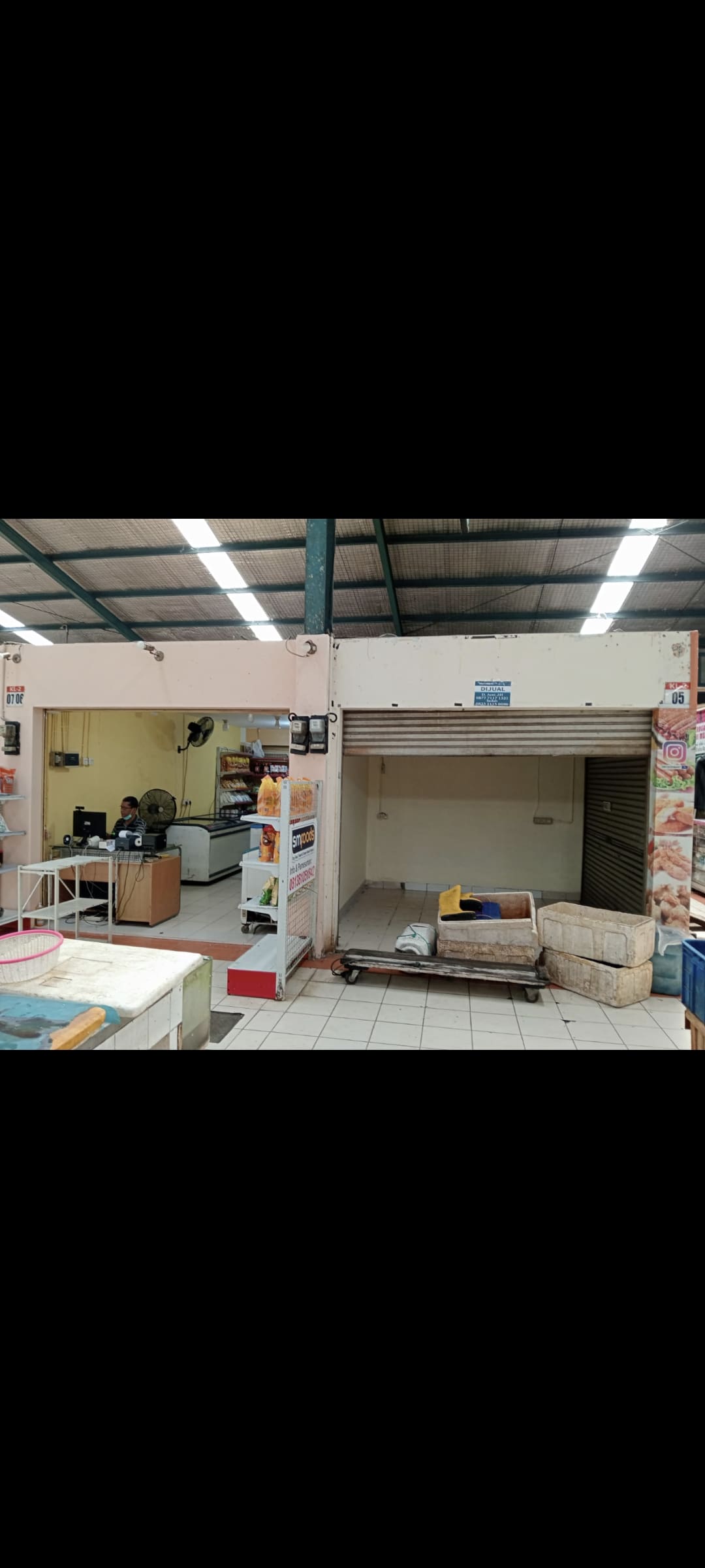 Dijual Cepat Kios Murah di Pasar Segar Graha Raya, Tangerang Selatan