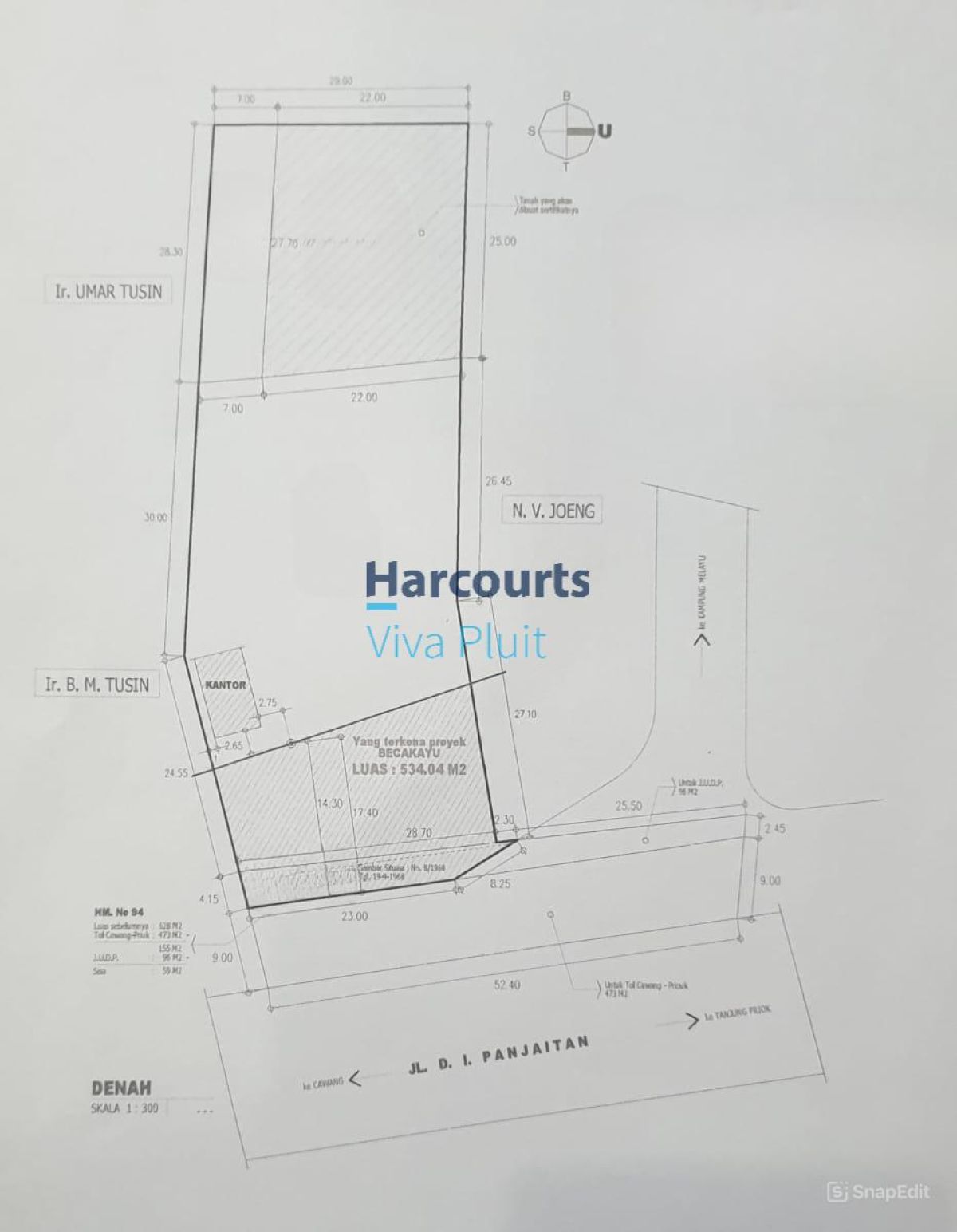 Dijual Tanah Jl. D. I. Panjaitan, Jakarta Timur. Lokasi Sangat Strategis.