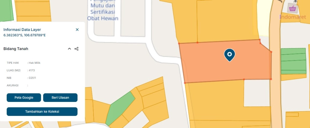 DIJUAL KAVLING 3.165 METER PERSEGI JL. RAYA PUSPITEK GUNUNG SINDUR KABUPATEN BOGOR - Foto 12