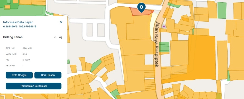 DIJUAL KAVLING 3.165 METER PERSEGI JL. RAYA PUSPITEK GUNUNG SINDUR KABUPATEN BOGOR - Foto 13