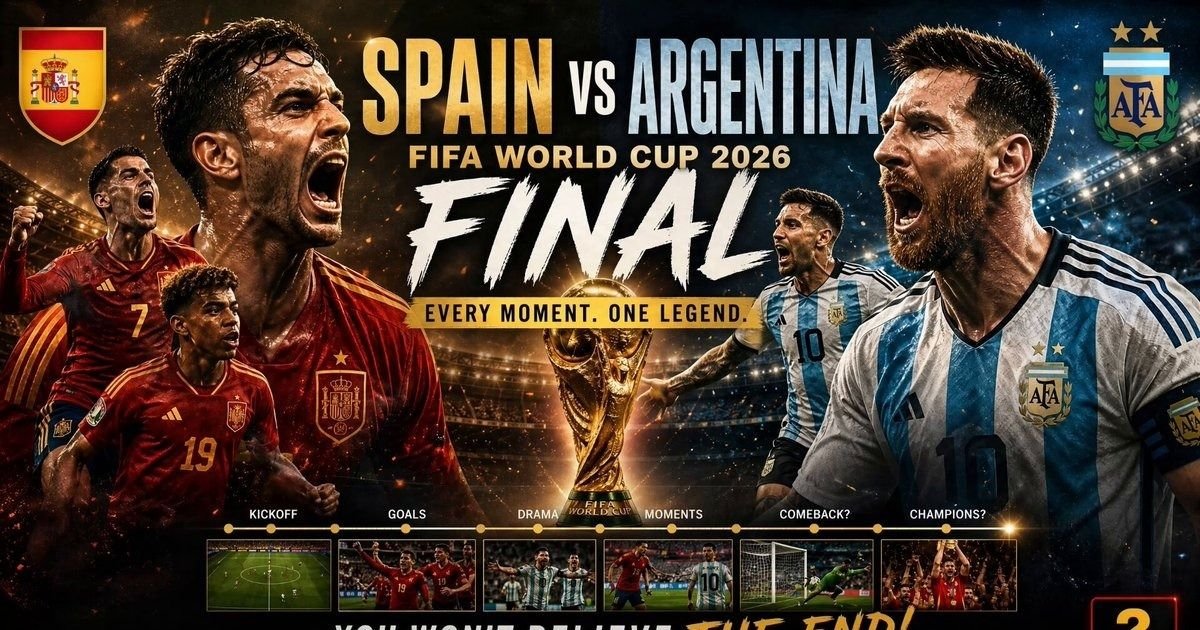 TAKHTA DUNIA BERPINDAH! Argentina Tersungkur, Spanyol Ukir Sejarah dengan Menaklukkan Sang Juara